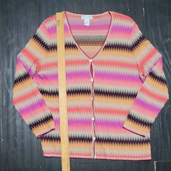 Elana By Tanner Cardigan Sweater Womens S or Size 1 Pink Light Academia Career - Picture 4 of 11